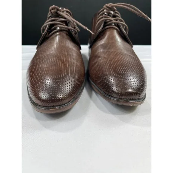 Tayno Brown Leather Oxfords SKU 7503 Size 9.5 - Picture 4 of 11